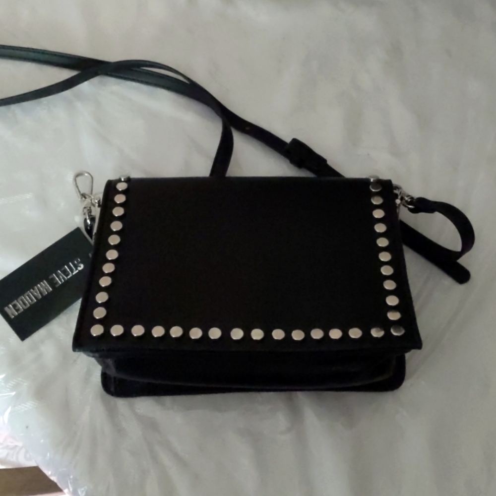 NWT Steve Madden Bposh Crossbody Studded Purse - Picture 5 of 15